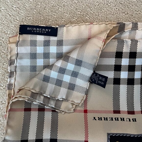 Burberry Silk Scarf - Picture 3 of 4